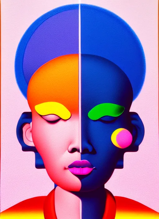 Image similar to cute girl by shusei nagaoka, kaws, david rudnick, airbrush on canvas, pastell colours, cell shaded, 8 k