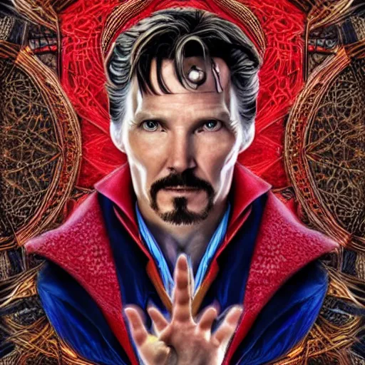 Prompt: Intricate five star Doctor Strange portrait by Anna Kullberg, Colored pencil on paper, high detail, skin texture, photo realistic, hyperrealism,matte finish, high contrast, 3d depth, masterpiece, vivid and vibrant colors, Prismacolor Pencils,artstationhd
