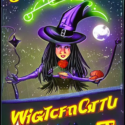 Image similar to witch cyberbroom in nightcity