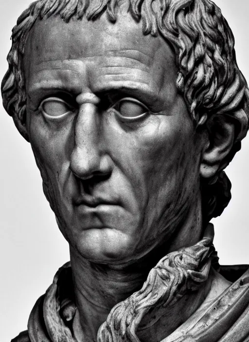 Image similar to a full portrait photo of julius caesar, f / 2 2, 3 5 mm, 2 7 0 0 k, lighting, perfect faces, award winning photography.