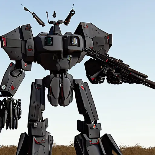 Image similar to Battle Mech of the United States Military. 3000