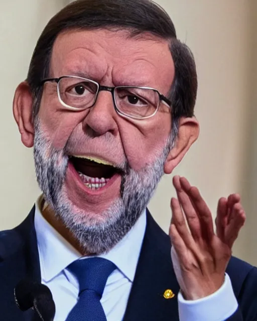 Image similar to mariano rajoy as a muppet. highly detailed felt. hyper real photo. 4 k.