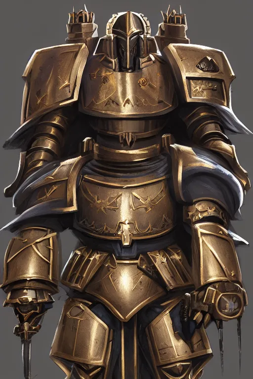 Image similar to armor portrait heros warhammer 4 0 k horus heresy fanart - the primarchs emperor by johannes helgeson animated with vfx concept artist & illustrator global illumination ray tracing hdr fanart arstation zbrush central hardmesh 8 k octane renderer comics stylized