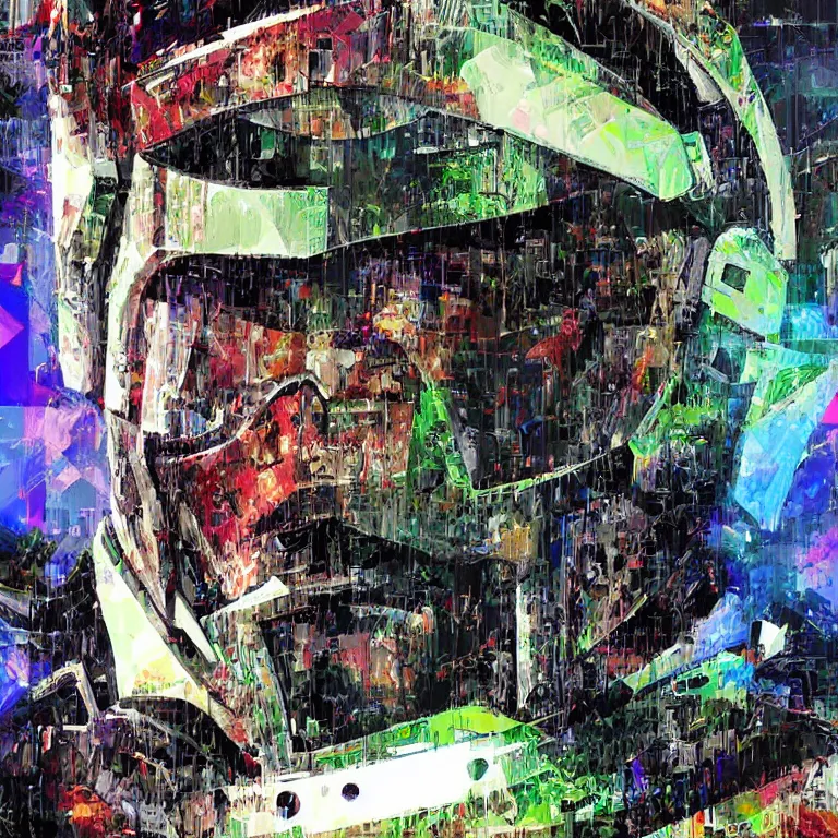 Image similar to Portrait of Master Chief by Derek Gores, Trending on ArtStation