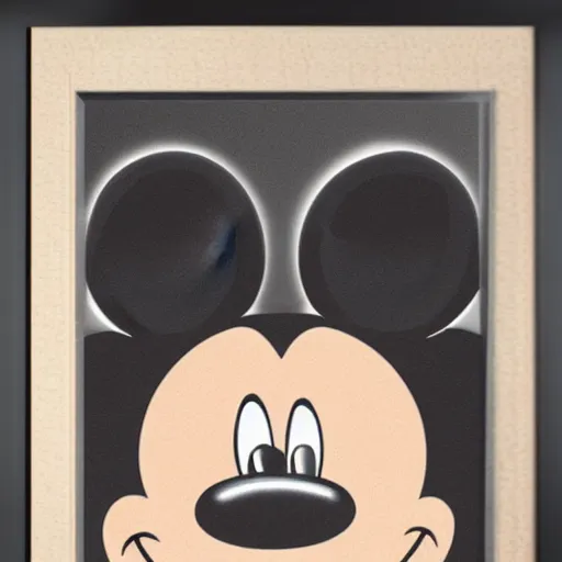 Prompt: mickey mouse caricature