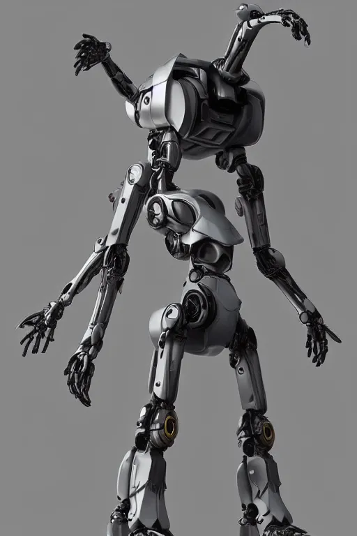 Prompt: a scifi robot made by weta workshop, futuristic, punk, sci - fi, hard surface modeling, concept art, boston dynamics,