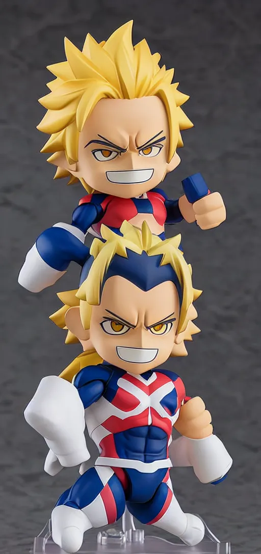 Image similar to (All might), An anime Nendoroid of (All might), figurine, detailed product photo