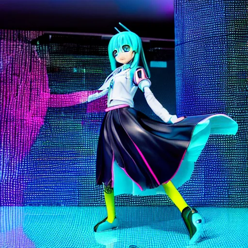 Image similar to hatsune miku, canon eos r 3, f / 1. 4, iso 2 0 0, 1 / 1 6 0 s, 8 k, raw, unedited, symmetrical balance, in - frame