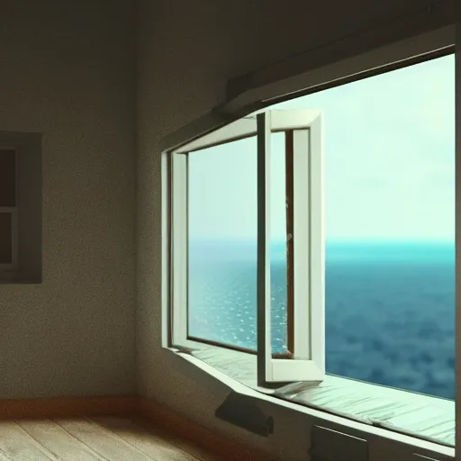 Image similar to The view from behind the window on the planet Earth, photorealistic, HD, 8K, cinematic, 3D render,