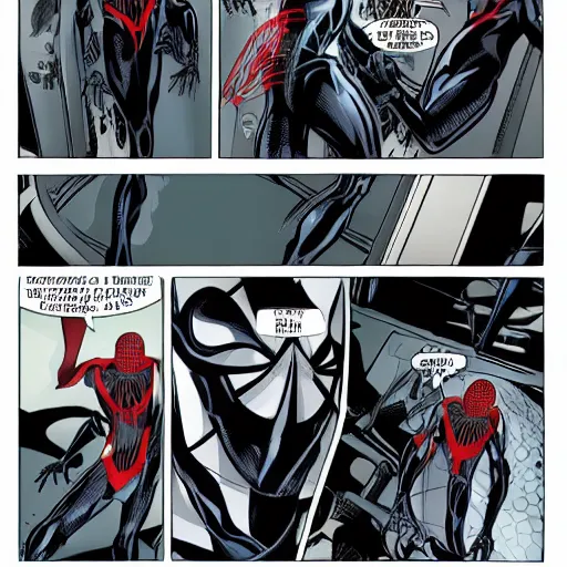 Image similar to symbiote suit spider-man