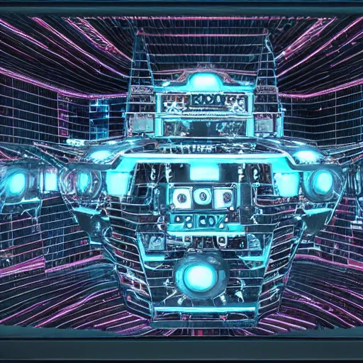 Prompt: photo of the Dream Bot Mothership, 4k, highly detailed, ultra hd