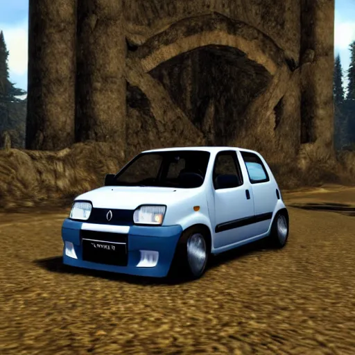 Image similar to 1 9 9 3 renault twingo in skyrim