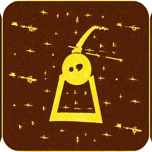 Prompt: “space x rocket and booster drawing in hieroglyph pictogram ancient Egypt 8k sepia gold cracked ”