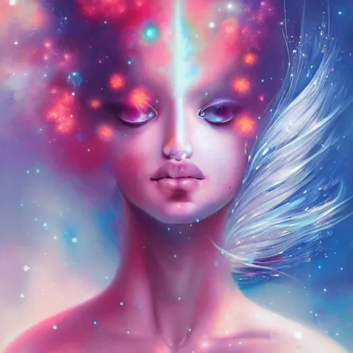 Prompt: Liminal space in outer space by Anna Dittmann