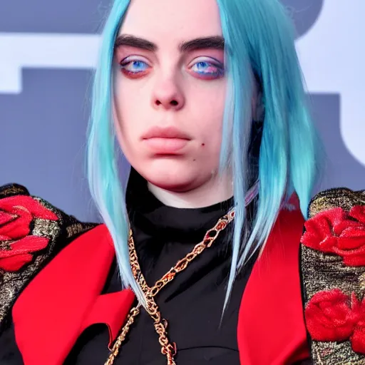 Prompt: Billie Eilish In Red dead redemption 2 4k detail