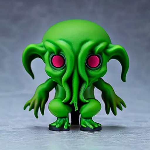 Image similar to a cthulhu nendoroid, product shot