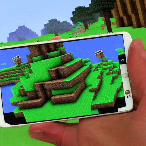 Prompt: Minecraft Pocket Edition