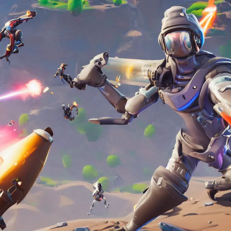 Prompt: Elon Musk in Fortnite