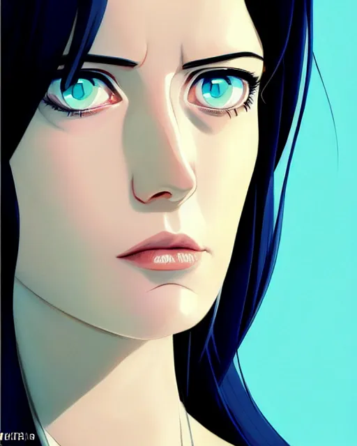 Image similar to portrait Anime as eva green casino royale bond girl, cute-fine-face, black-hair blue eyes pretty face, realistically shaded, Perfect face, fine details. Anime. casino royale, realistic shaded lighting by Ilya Kuvshinov, katsuhiro otomo, ghost-in-the-shell, magali villeneuve, artgerm, rutkowski, WLOP Jeremy Lipkin, Giuseppe Dangelico Pino, Michael Garmash, Rob Rey