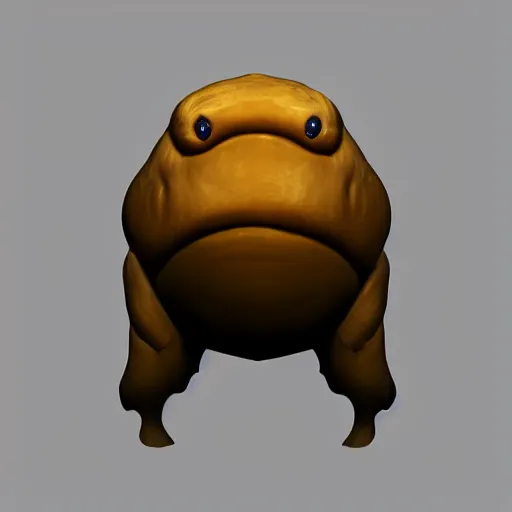 3D model Blobfish Realistic Animated VR / AR / low-poly