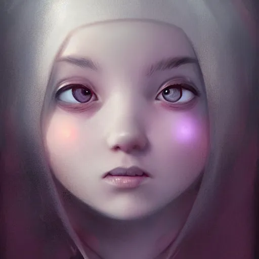 Image similar to happy and cute face of young sey made by nebula space, face only, model shot, big eyes, pencil drawing, pastel, smooth, soft lights, prism, snow fog, magic by marc simonetti