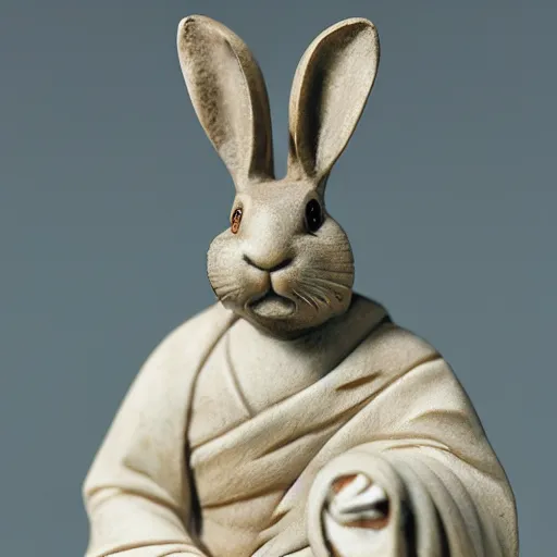 museum quality macro photograph of netsuke of a rabbit | Stable ...