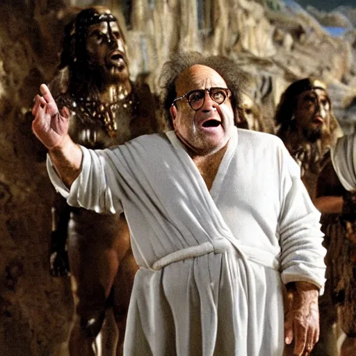 Prompt: danny devito in the ten commandments, 8k resolution, full HD, cinematic lighting, award winning, anatomically correct