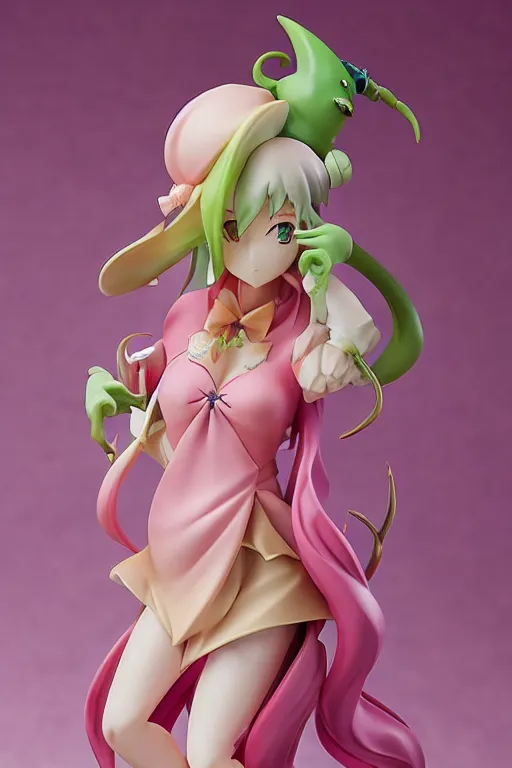 Image similar to figurine of cthulu wearing an elegant summer blouse, personification, official store photo, commercial photo, featured on amiami, 8 k, 8 5 mm, beautiful composition