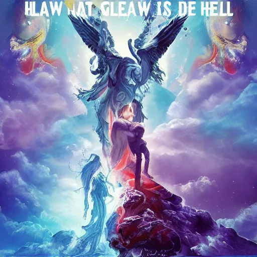 the heavens and hell in between, poster art | Stable Diffusion | OpenArt