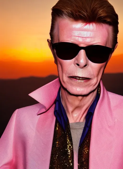 David bowie hot sale pink sunglasses