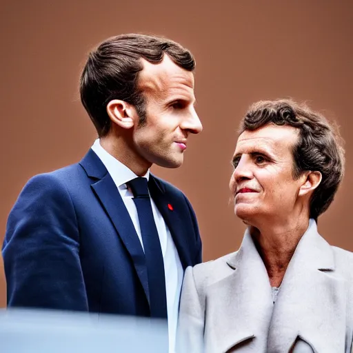 Image similar to the grandson Emmanuel Macron, 50mm photography, high quality, 4K