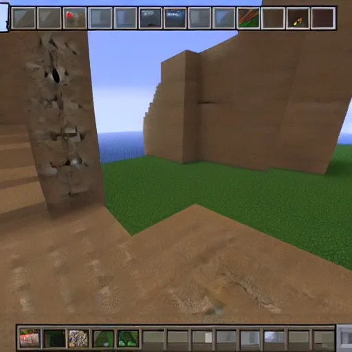 Image similar to vanishing in minecraft