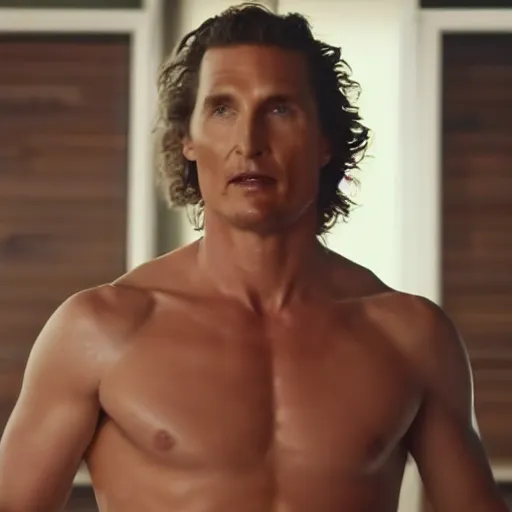 Matthew McConaughey underwear commercial, Calvin Klein