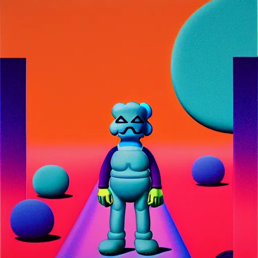 Image similar to flat explolsion by shusei nagaoka, kaws, david rudnick, airbrush on canvas, pastell colours, cell shaded, 8 k