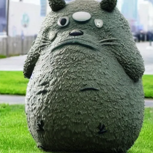 Prompt: donald trump is totoro