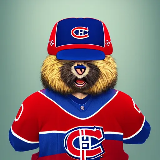 Image similar to Portrait of Youppi the Habs Montreal Canadiens Mascot as a very handsome friendly pokemon, highly detailed, smooth, sharp focus, dynamic lighting, intricate, trending on ArtStation, illustration, art by WLOP