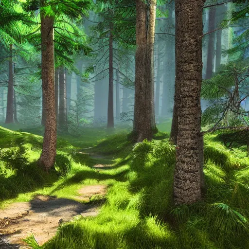 Image similar to forest grump running non stop around the world, photorealistic, ultra - detailed, 4 k high resolution, hdr shot, unreal engine rendering 4 k