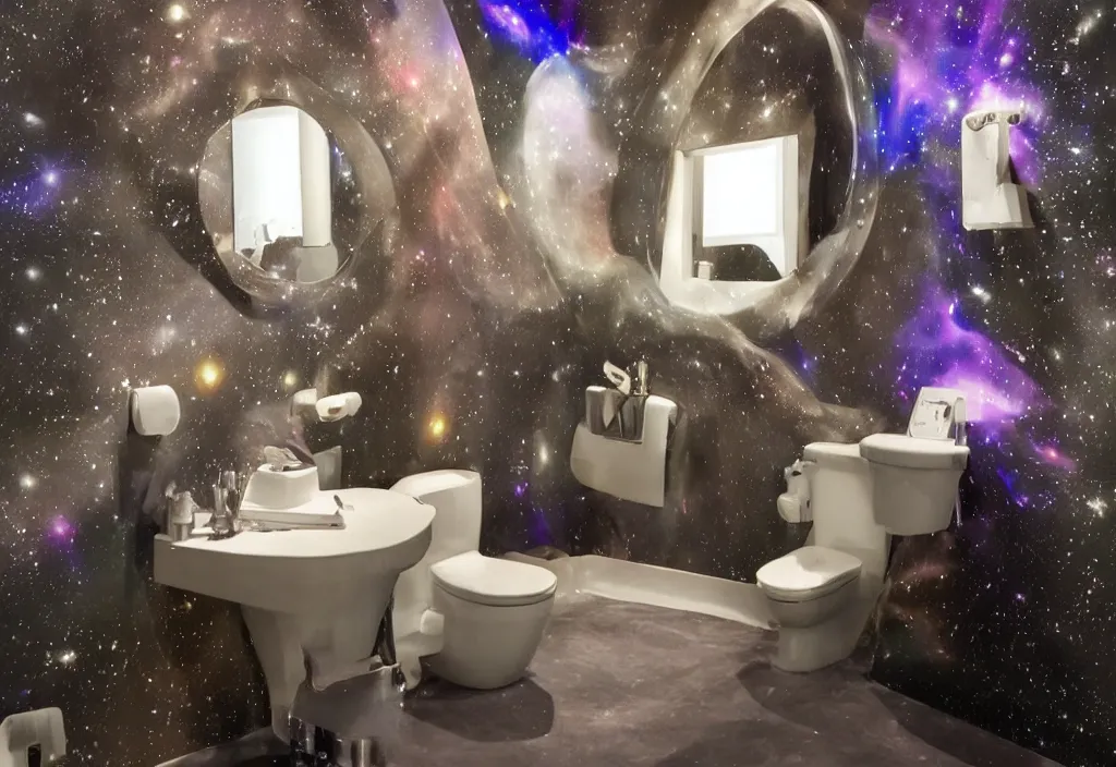 Image similar to a galactic toilette