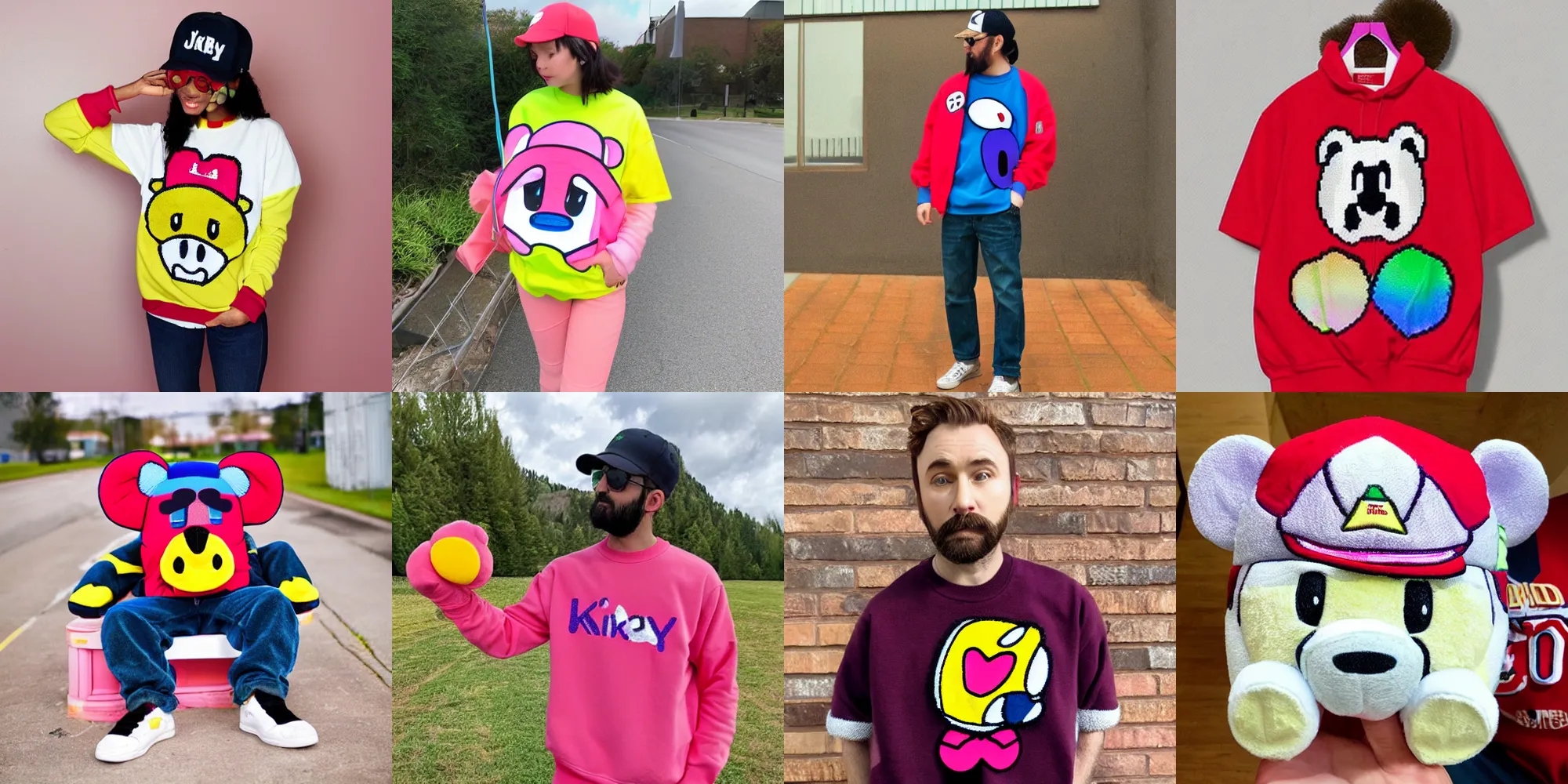 Prompt: kirby teddy fresh