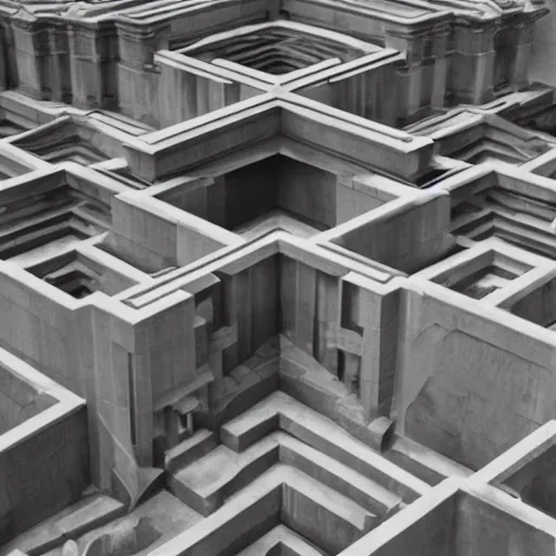 Image similar to “MC Escher mausoleum”