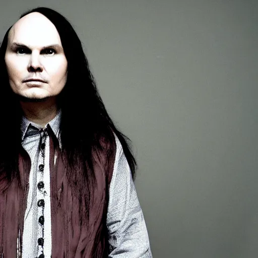 Image similar to Billy Corgan, mullet