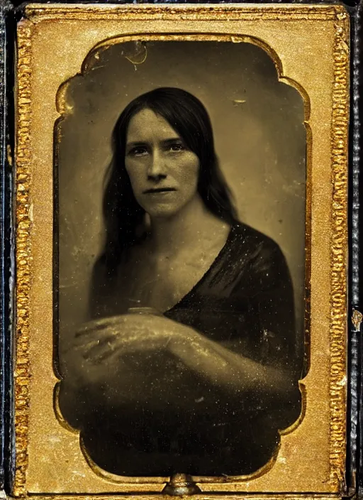 Prompt: old wetplate daguerreotype portrait of an ages women, explosion of data fragments, fractal, intricate, elegant, highly detailed, parallax, leica, medium format, subsurface scattering, by jheronimus bosch and greg rutkowski and louis jacques mande daguerre