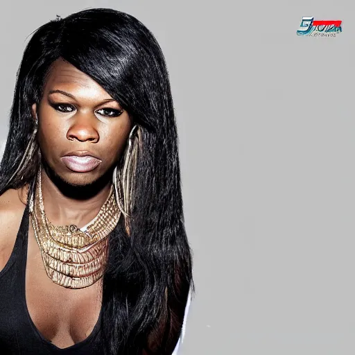 Image similar to female 50cent, photo
