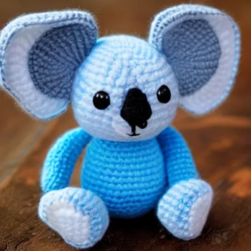 Image similar to a koala amigurumi