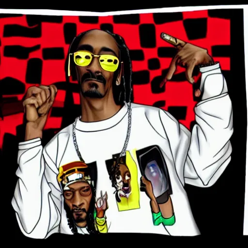 Image similar to snoop dogg dancing, in the style of aaron mcgruder