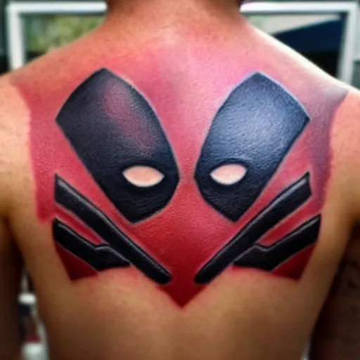 Awesome Deadpool design done by Jess  Crossfire Tattoos  Facebook