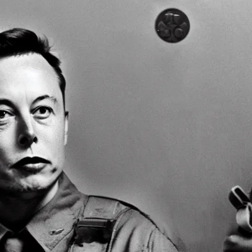 Image similar to Elon musk as a soldier in world war 2