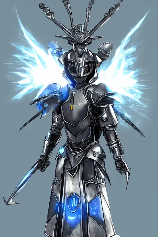 Image similar to helmet armor guardian destiny in witch queen illumination ray tracing hdr fanart arstation by sung choi robot ninja mask and eric pfeiffer and gabriel garza and casper konefal