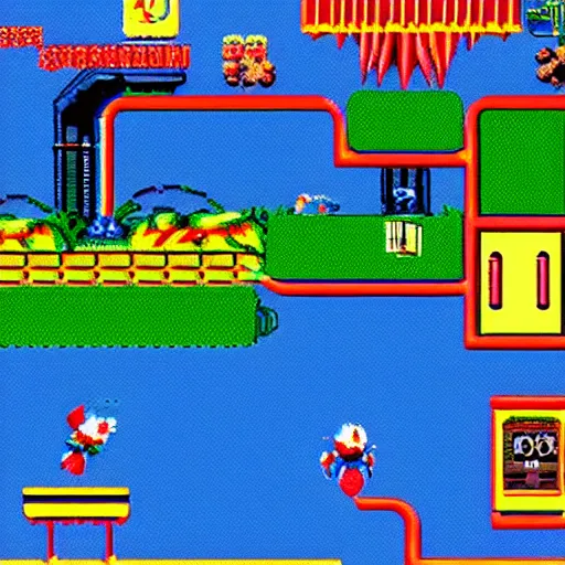 Image similar to sonic the hedgehog video game in the 1 9 7 0 s