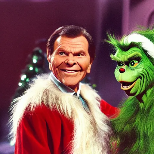 Image similar to kenneth copeland as the grinch